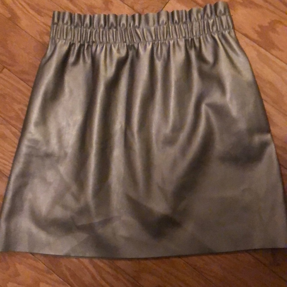Zara Metallic High Waisted Skirt Size Small